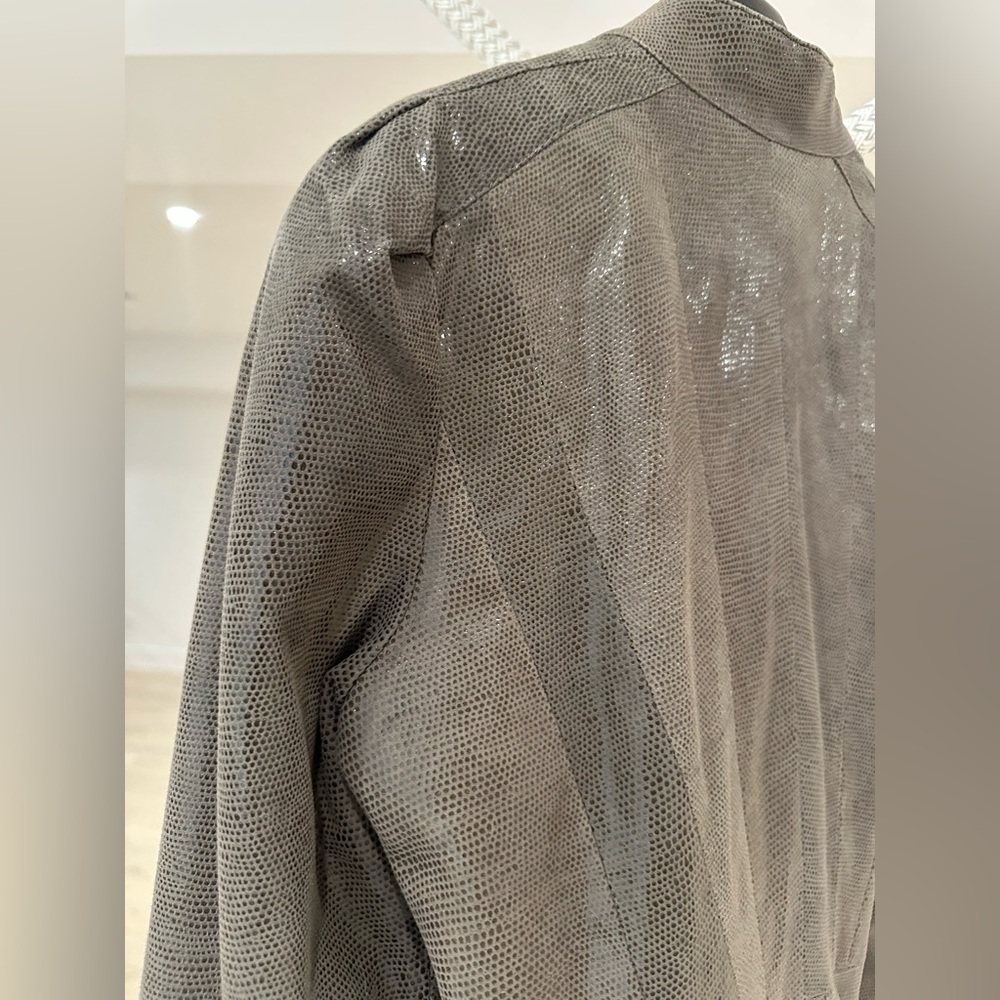 Reiss 1971 Leather Jacket (Brown) size UK 10/US6 - Picture 8 of 16